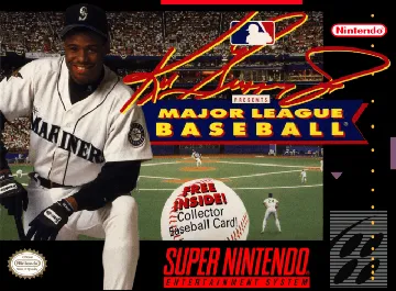 Ken Griffey Jr. Presents Major League Baseball (USA) (Rev 1) box cover front